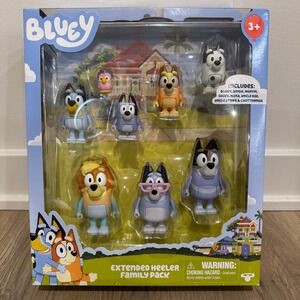 Bluey Extended Heeler Family Pack Moose Enterprise NEW Unopened